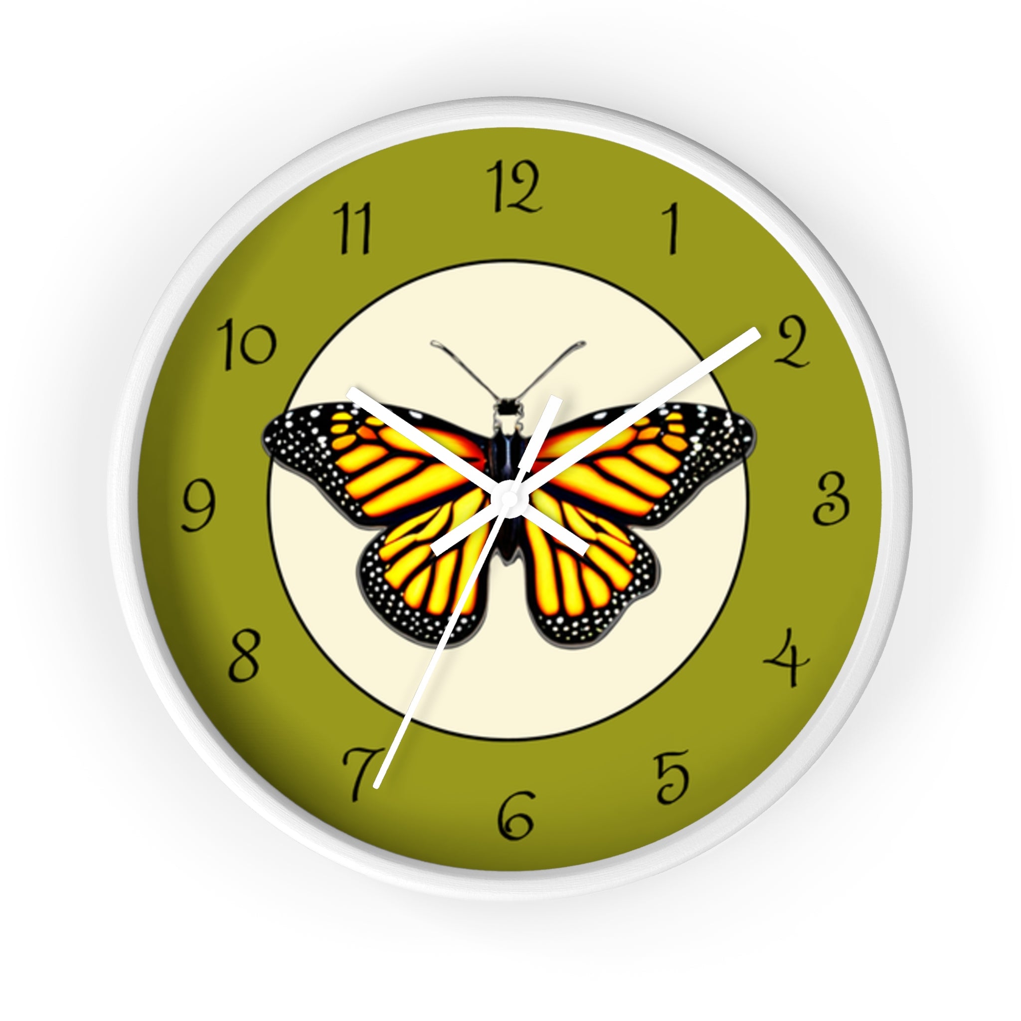 Monarch Butterfly Wall Clock
