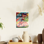 Motivational Poster for Teens, Bedroom Wall Decor