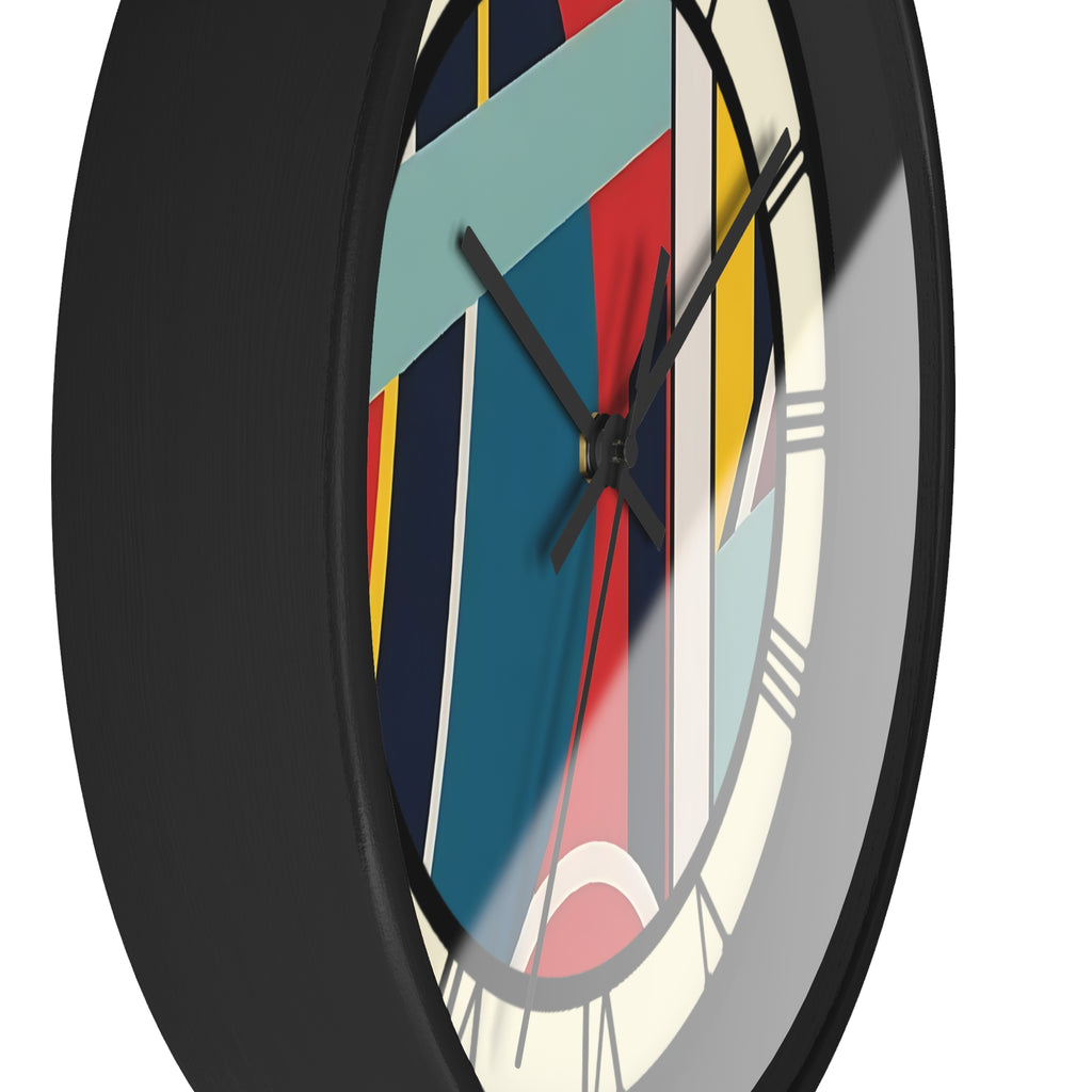 Wall Clock, Contemporary with Roman Numerals, Non- Ticking