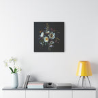 Unframed Canvas Art Print, Moody Botanicals Wall Art, 1 of Set of 2
