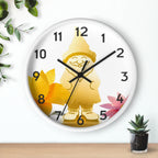 Golden Knome Wall Clock