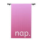 Pink Ombre Window Curtains, Bedroom Blackout Curtain for Girl or Teen