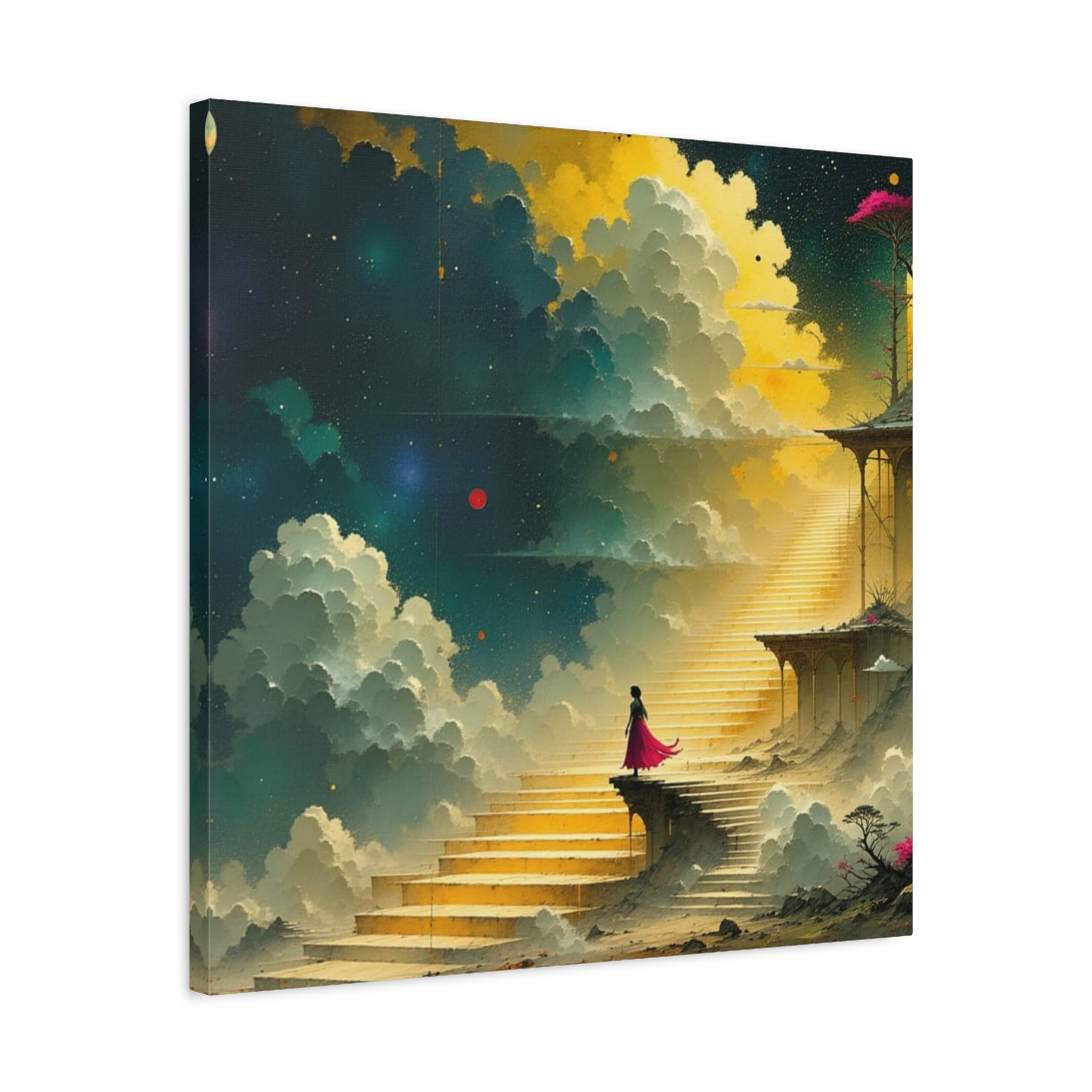 A Stairway To Heaven, Literally - Canvas Print