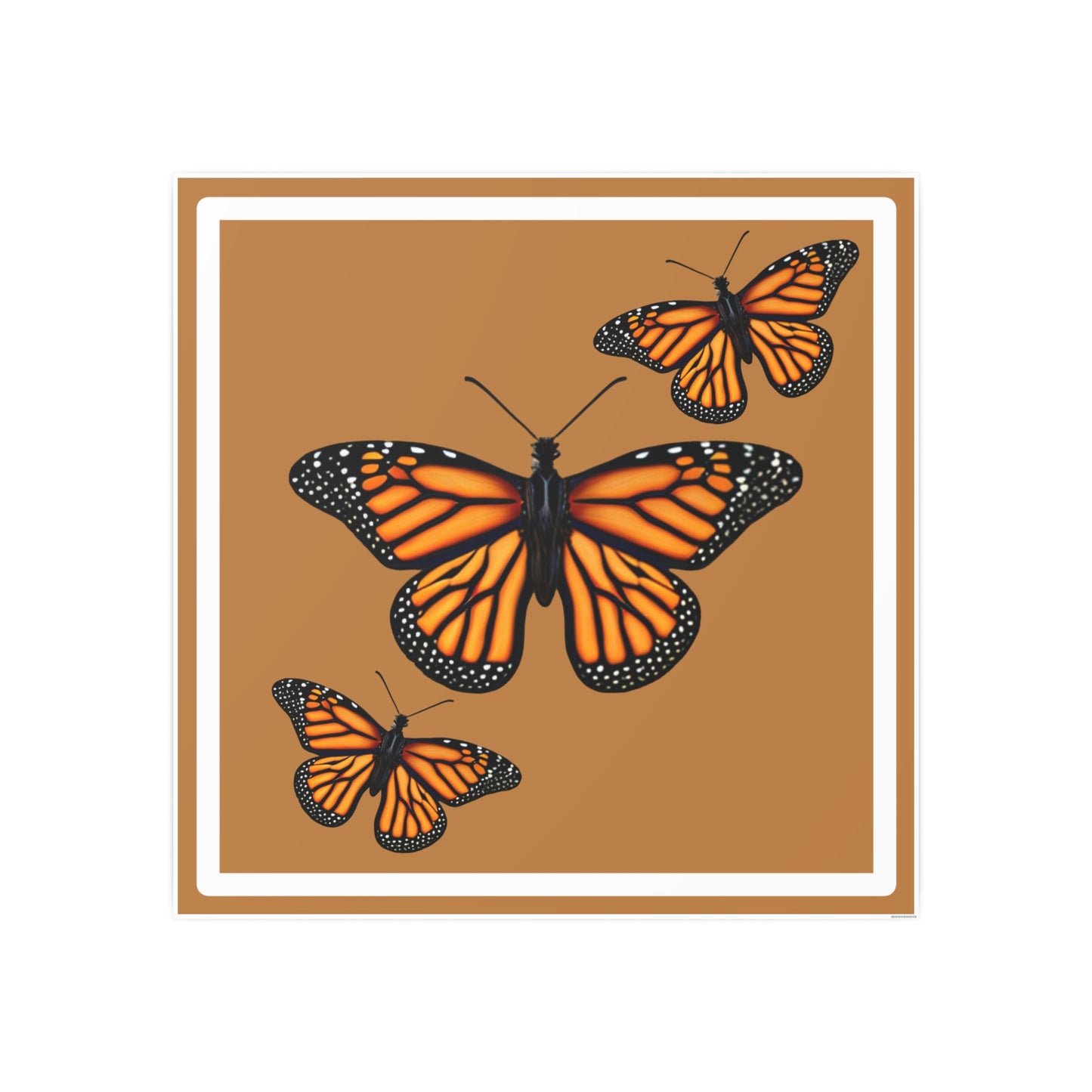 Monarch Butterfly Wall Art, Unframed Poster