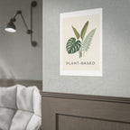 Plant-Based Botanical Poster — Minimalist Greenery Wall Art