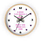 Love Can Build a Bridge Wall Clock - Country Music Decor