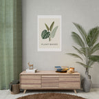 Plant-Based Botanical Poster — Minimalist Greenery Wall Art