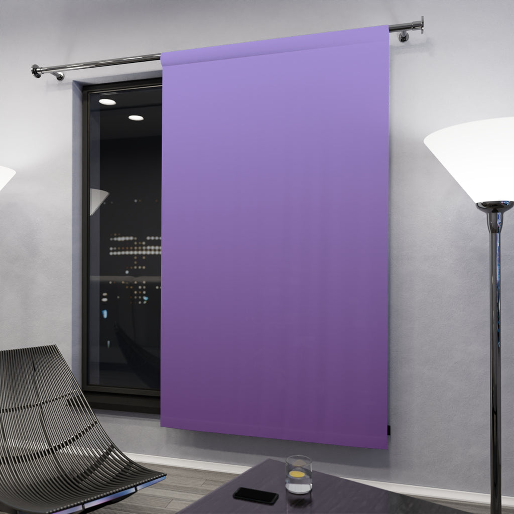 Simple Purple Gradient Blackout Curtain Panel