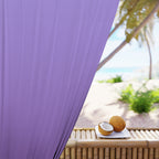 Simple Purple Gradient Blackout Curtain Panel