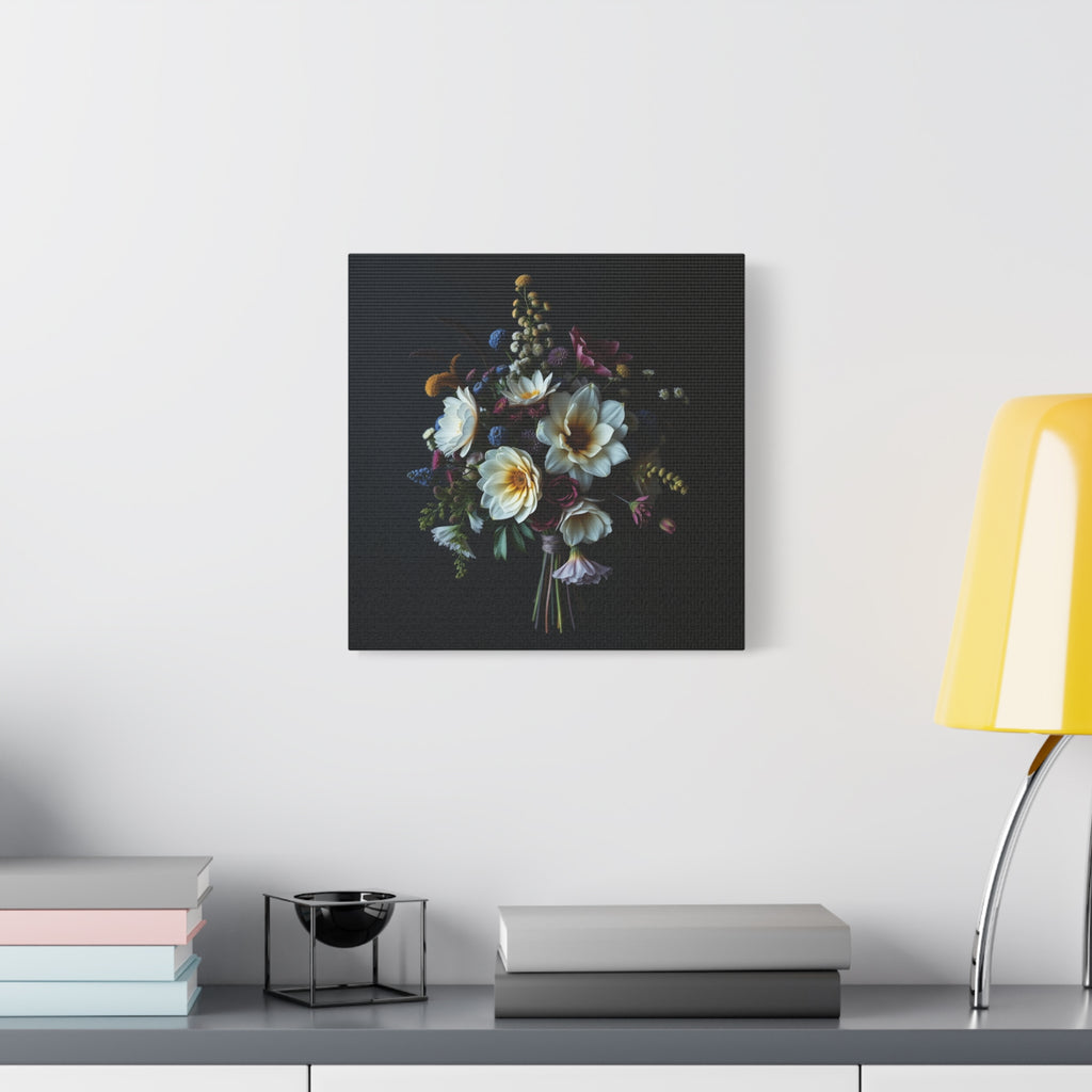 Unframed Canvas Art Print, Moody Botanicals Wall Art, 1 of Set of 2