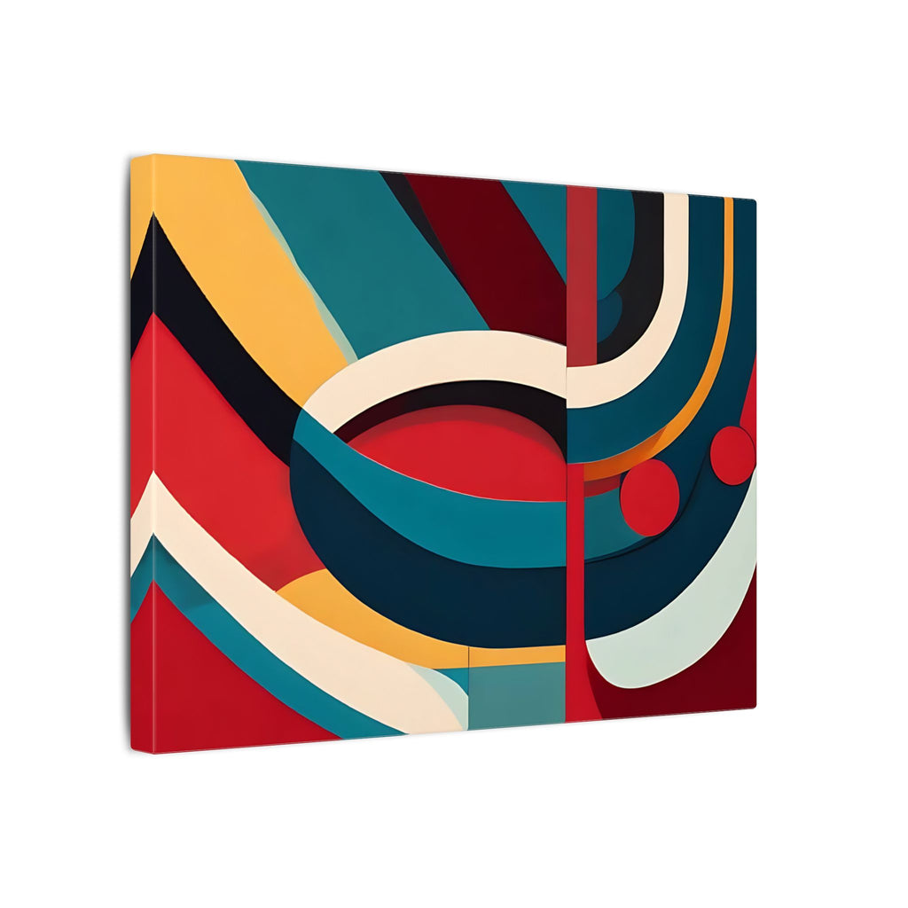 Contemporary Canvas Print, Fluid Aesthetic Wall Art Decor, Home Office Bedroom Living Room, Matte Finish, Stretched,  Multi-Size