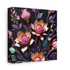 Metallic Floral 3D Canvas Print