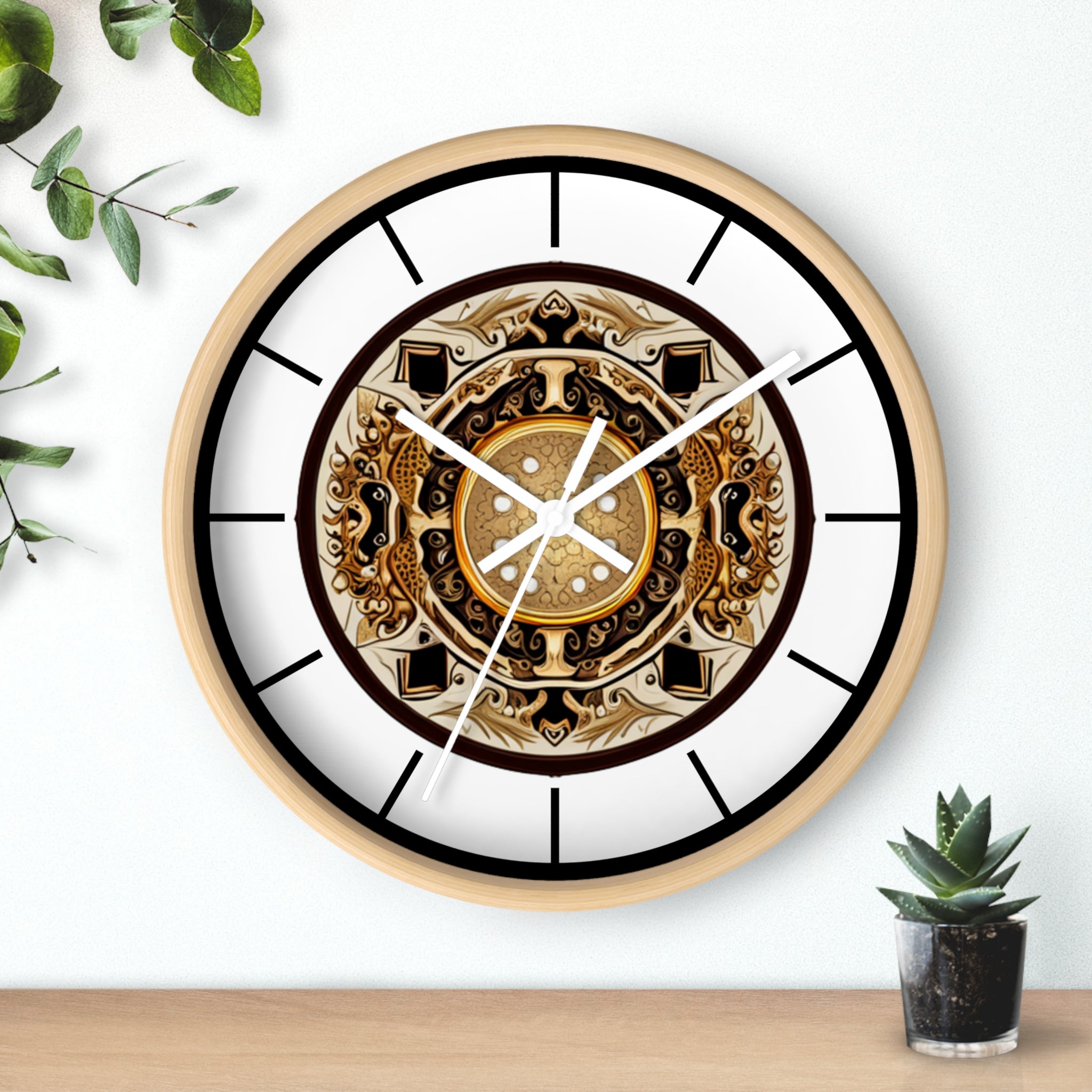 Boho Chic Wall Clock