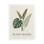 Plant-Based Botanical Poster — Minimalist Greenery Wall Art