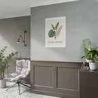 Plant-Based Botanical Poster — Minimalist Greenery Wall Art