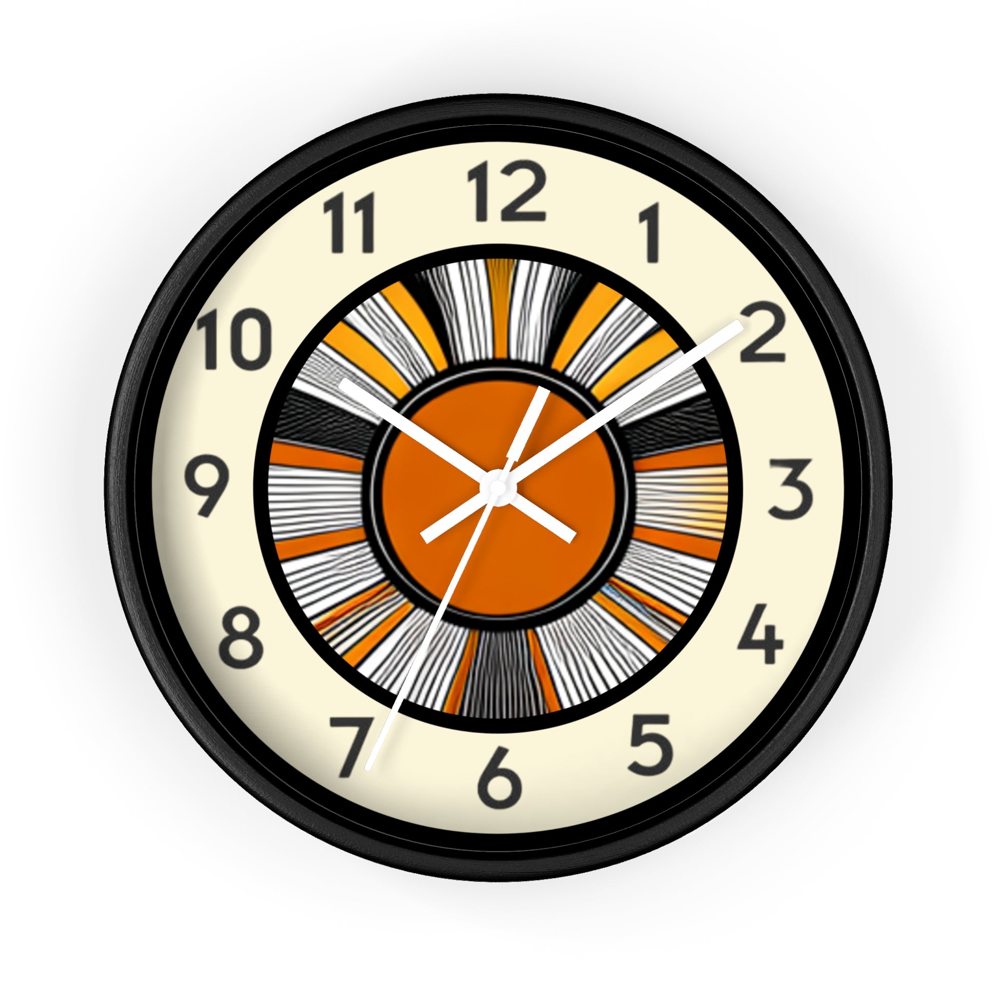 Boho Chic Line Art Wall Clock