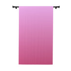 Pink Ombre Window Curtains, Bedroom Blackout Curtain for Girl or Teen