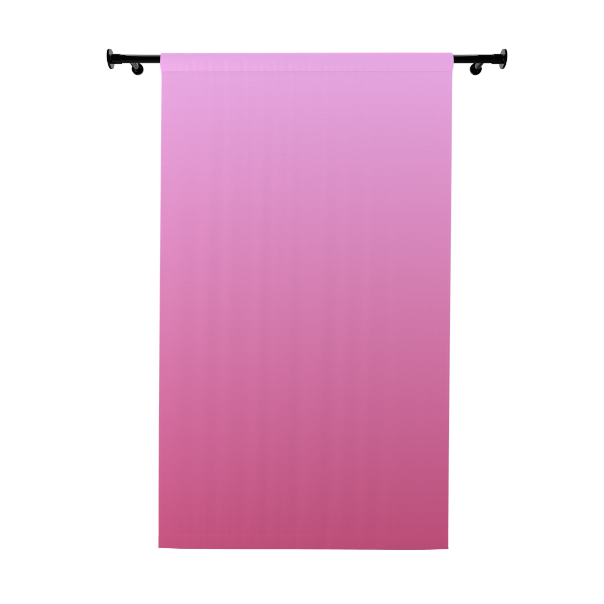 Pink Ombre Window Curtains, Bedroom Blackout Curtain for Girl or Teen