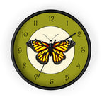Monarch Butterfly Wall Clock