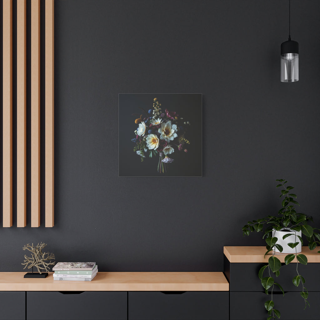 Unframed Canvas Art Print, Moody Botanicals Wall Art, 1 of Set of 2