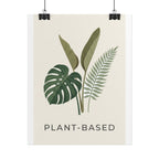 Plant-Based Botanical Poster — Minimalist Greenery Wall Art