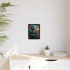 Bearded Dragon Playing the Saxophone Framed Wall Art