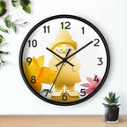 Golden Knome Wall Clock