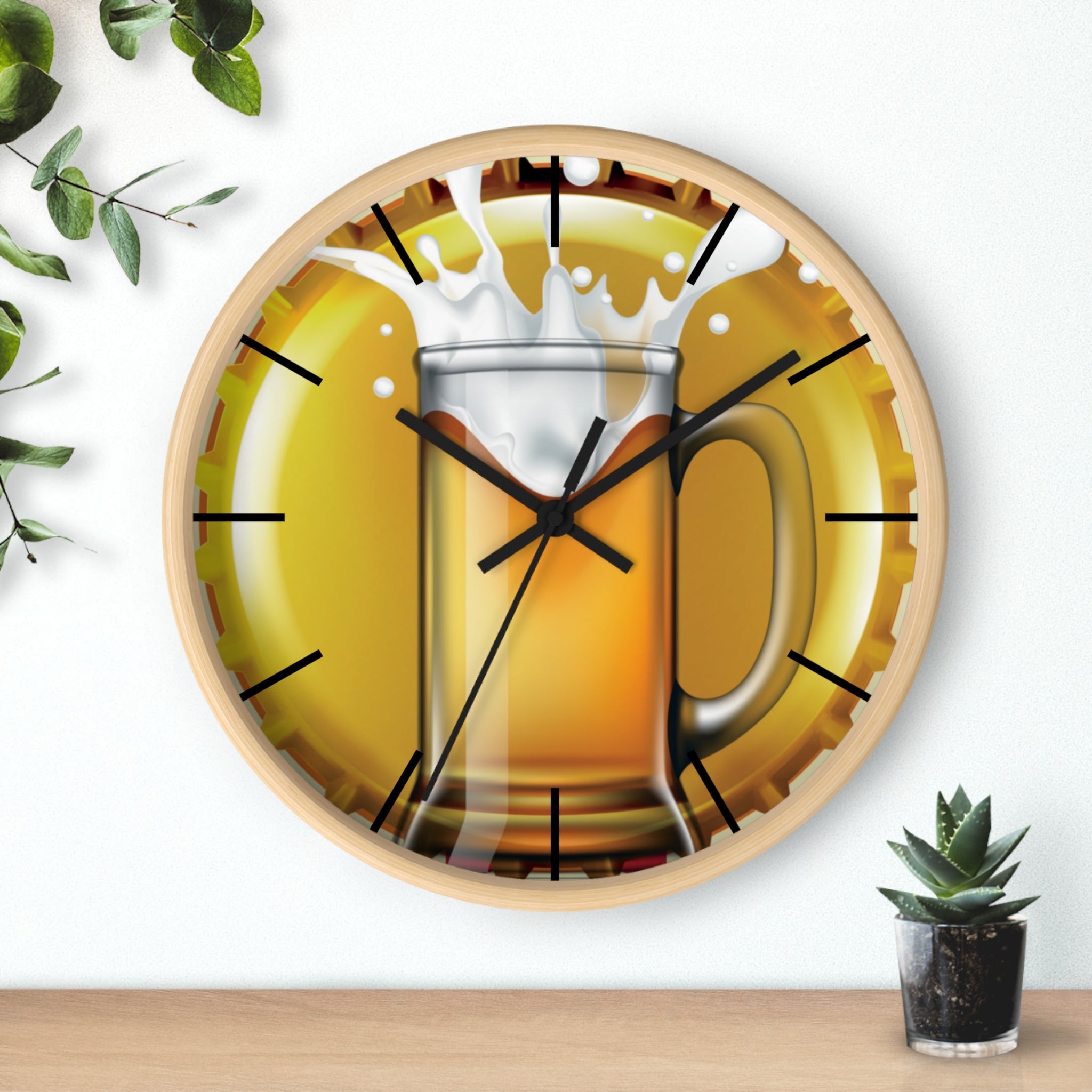 Happy Hour Beer Wall Clock