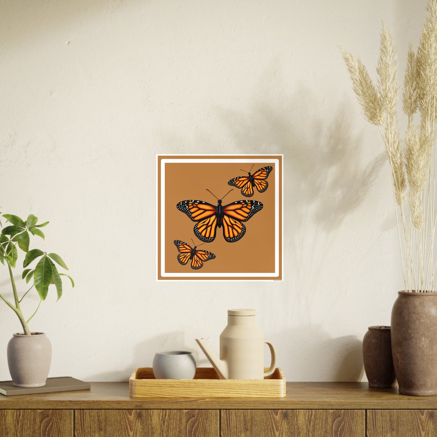 Monarch Butterfly Wall Art, Unframed Poster