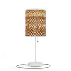 Table Lamp, Golden-Brown Snake Skin
