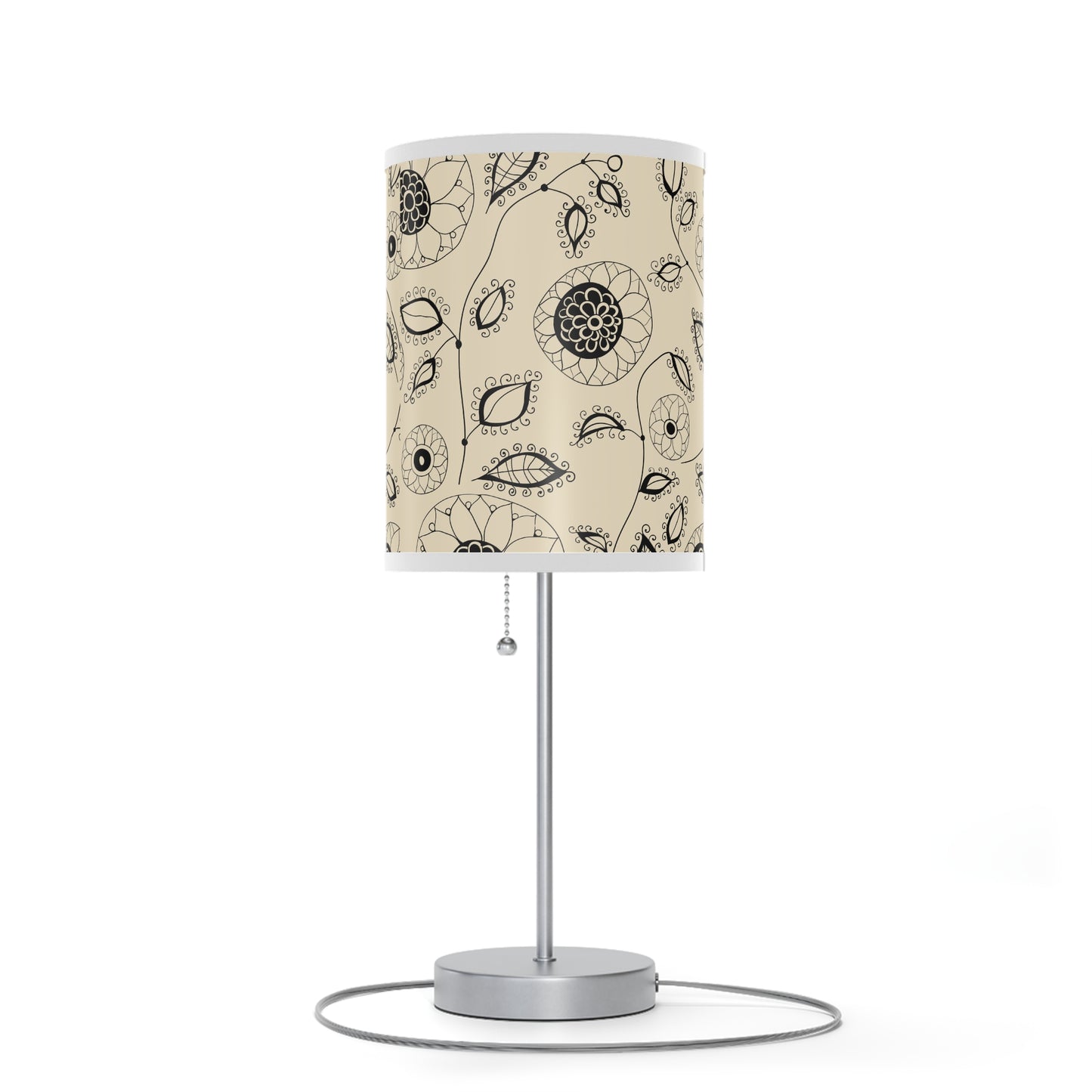 Floral Line Art Inspired Table Lamp