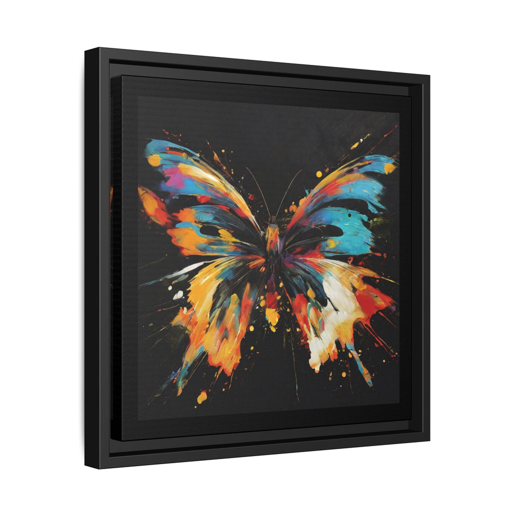 Framed Splatter-Paint Butterfly Art Print