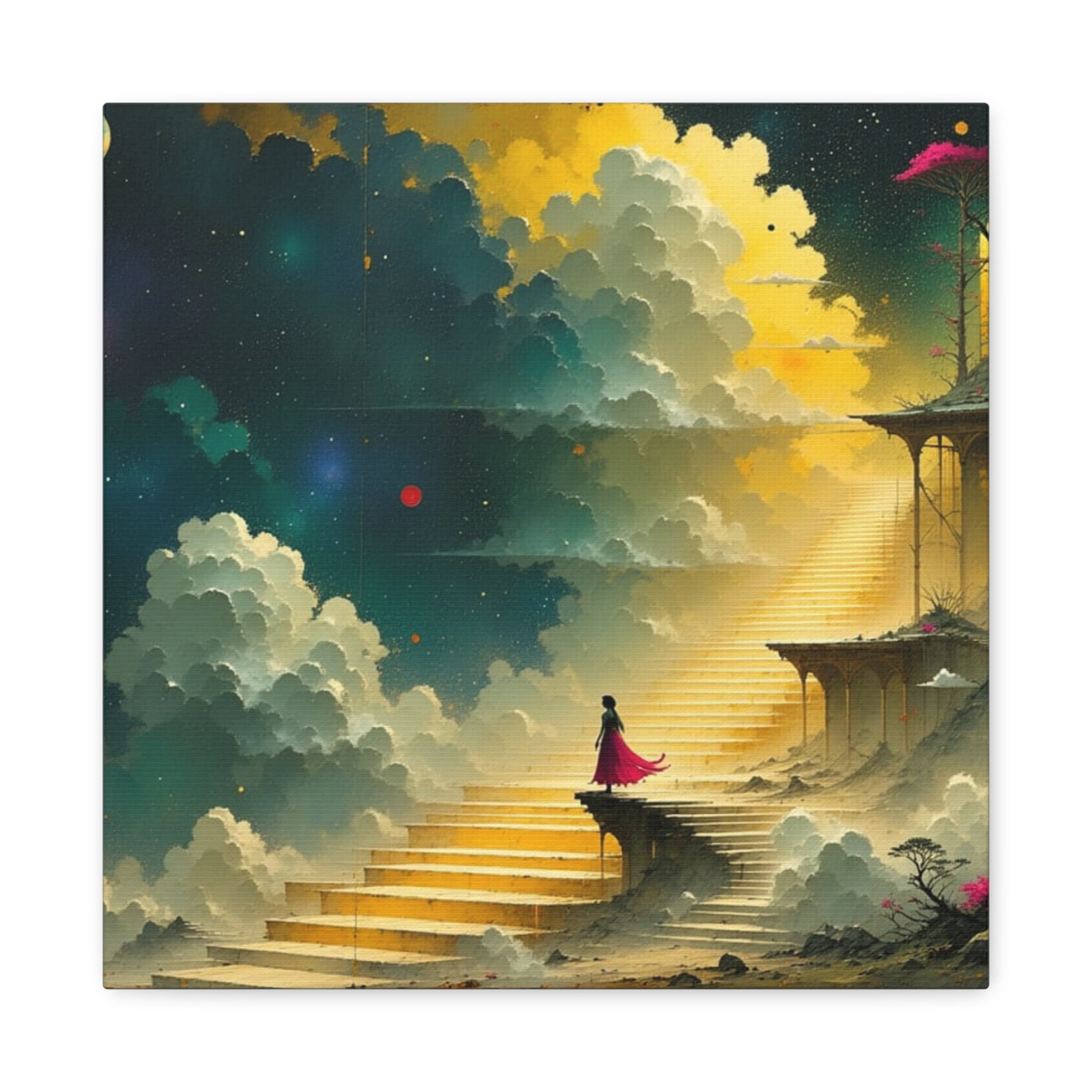 A Stairway To Heaven, Literally - Canvas Print