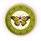Monarch Butterfly Wall Clock