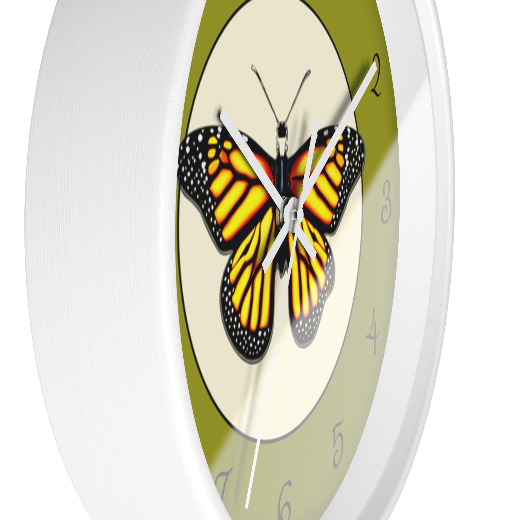 Monarch Butterfly Wall Clock