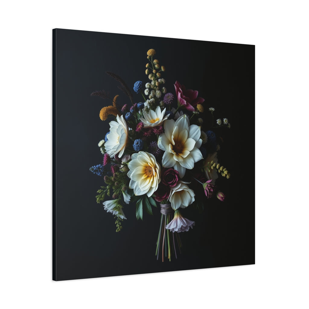 Unframed Canvas Art Print, Moody Botanicals Wall Art, 1 of Set of 2