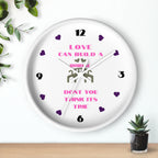 Country Song Wall Clock - Love Can Build a Bridge