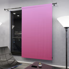 Pink Ombre Window Curtains, Bedroom Blackout Curtain for Girl or Teen