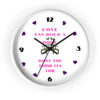 Love Can Build a Bridge Wall Clock - Country Music Decor