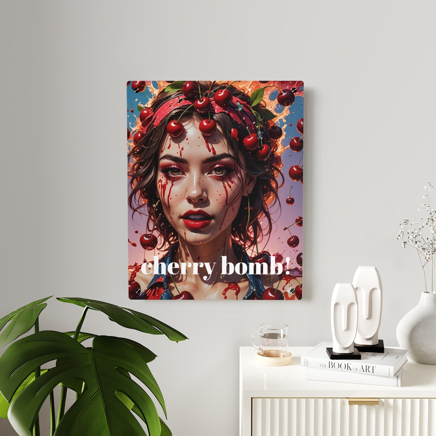 CherryBomb, A Lyrical Tribute, Acrylic Wall Art Panel