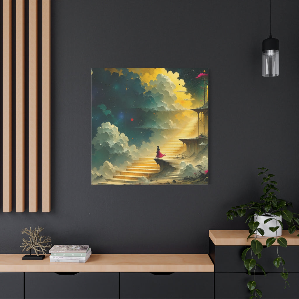 A Stairway To Heaven, Literally - Canvas Print