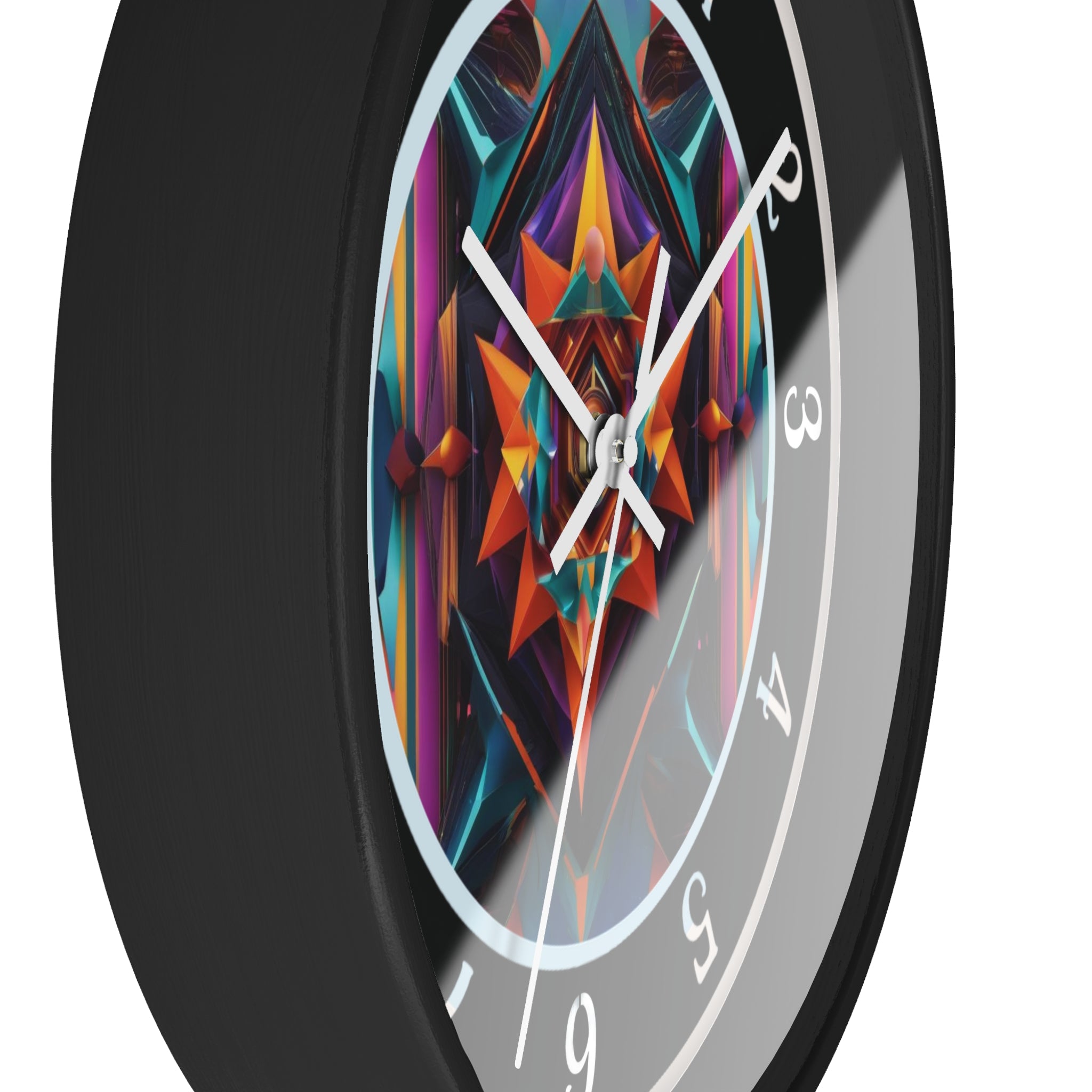 Artistic Silent Wall Clock, 10" Round