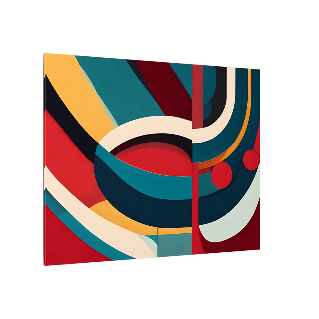 Contemporary Canvas Print, Fluid Aesthetic Wall Art Decor, Home Office Bedroom Living Room, Matte Finish, Stretched,  Multi-Size