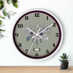 Botanical Vintage Wall Clock — Floral Bouquet Timepiece for Living Room & Kitchen