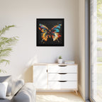 Framed Butterfly Art Print on Canvas
