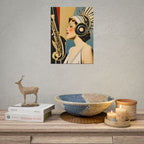 Mid-Century Modern Jazz Abstract Poster — Rolled Art Print (3 Sizes)