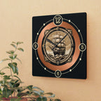 Vintage Styled Ship Acrylic Wall Clock