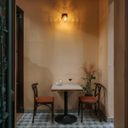 Table Lamp, Golden-Brown Snake Skin