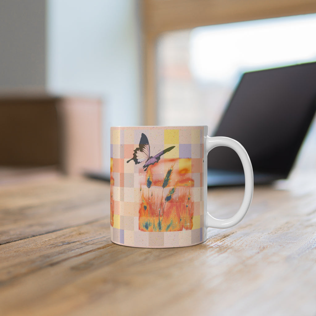 Floral Collage Tea Cup