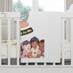 Namaste Up n Play Soft Fleece Baby Blanket — Toddler Yoga Cozy Throw